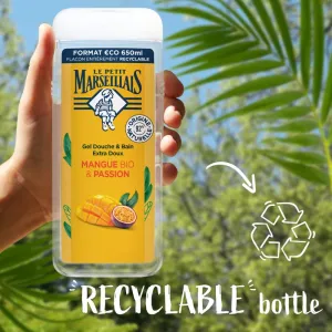 Le Petit Marseillais Mango Bio & Passion Fruit jemný sprchový gel 400 ml