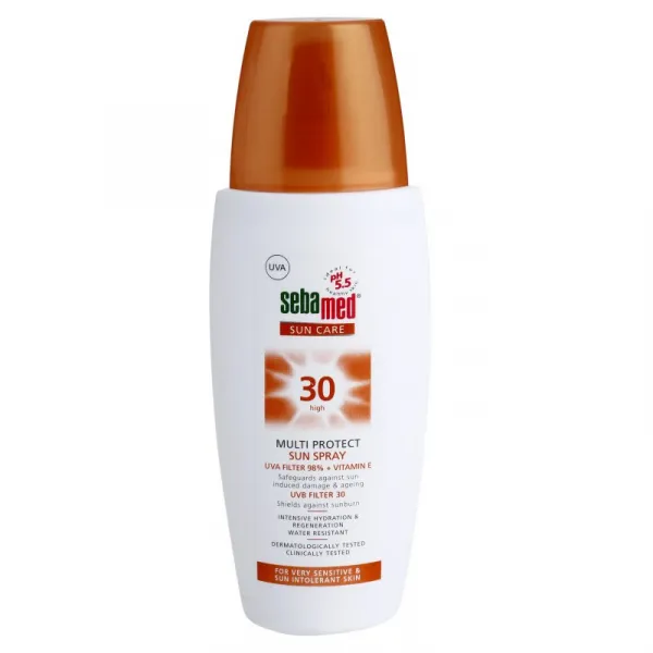 Sebamed Sun Care Multi Protect Sun Spray opaľovací sprej pre citlivú pokožku SPF 30 150 ml