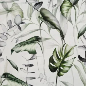 ArtFir Záves ELLEN K | biela/zelená 140 x 250 cm