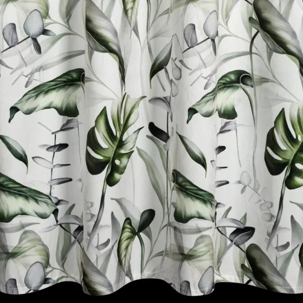 ArtFir Záves ELLEN K | biela/zelená 140 x 250 cm