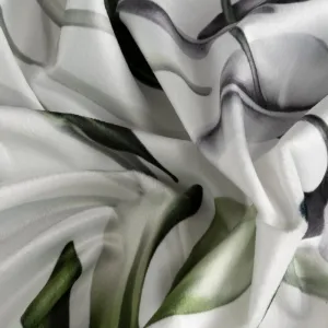 ArtFir Záves ELLEN K | biela/zelená 140 x 250 cm