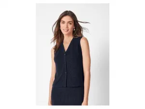 esmara® Dámska vesta (navy modrá, S (36/38))