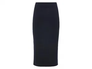 esmara® Dámska midi sukňa (námornícka modrá, S (36/38))