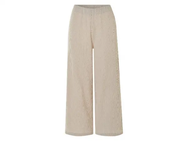 esmara® Dámske nohavice „Wide Leg“ v 7/8 dĺžke