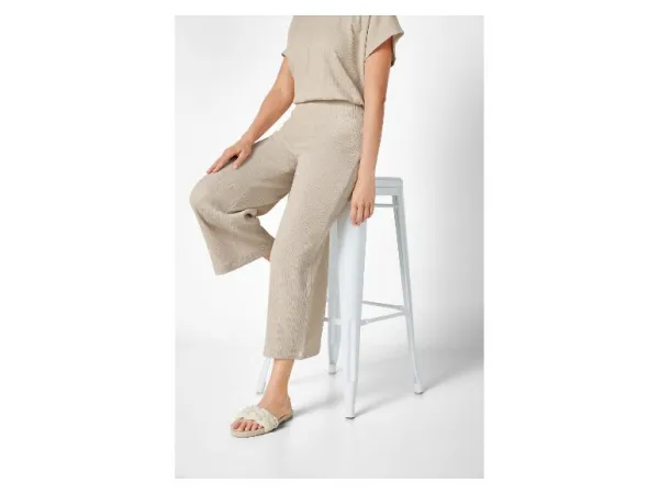 esmara® Dámske nohavice „Wide Leg“ v 7/8 dĺžke