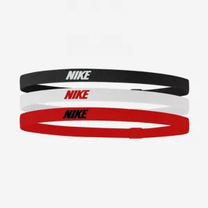 Čelenka NIKE ELASTIC HAIRBANDS 3PK BK WH UR