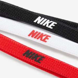 Čelenka NIKE ELASTIC HAIRBANDS 3PK BK WH UR