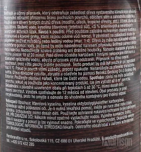 BELINKA BELFRESH - Prípravok pre odstránenie šedivosti z dreva 1 L