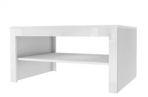 Szynaka Konferenčný stolík Selene 41 90 cm biely lesk/mat