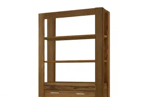 Szynaka Regál Velvet II 18 125 cm z masívu dub rustikálny