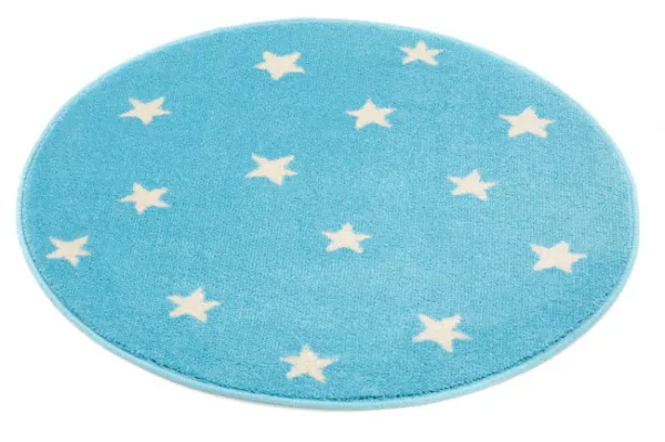 Koberec Agnella Funky Top Starf modrý kruh