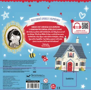 Snehulienka - priestorové leporelo s rozprávkou so 6 zvukmi