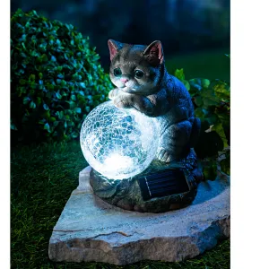 Solárna lampa Mačiatko