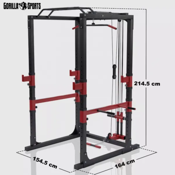 Gorilla Sports Posilňovacia stanica, 154,5 x 164 x 214,5 cm