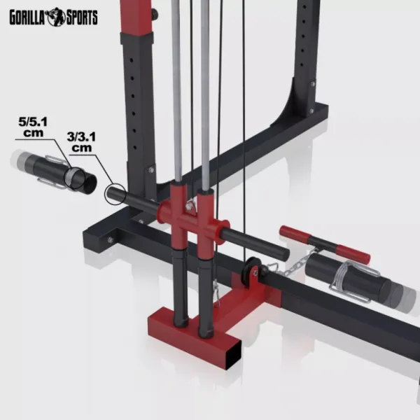 Gorilla Sports Posilňovacia stanica, 154,5 x 164 x 214,5 cm
