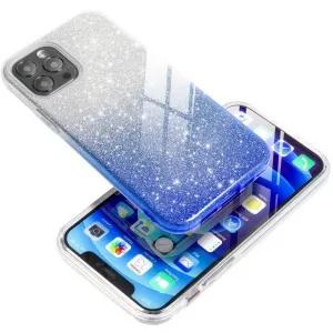 Samsung Galaxy A52 / A52 5G / A52s 5G SM-A525F / A526B / A528B, silikónové puzdro, lesklé, Forcell Shining, modrá/strieborná