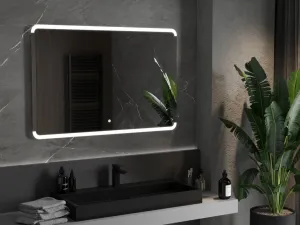 MEXEN - Nida zrkadlo s osvetlením 120 x 80, LED 600 9806-120-080-611-00