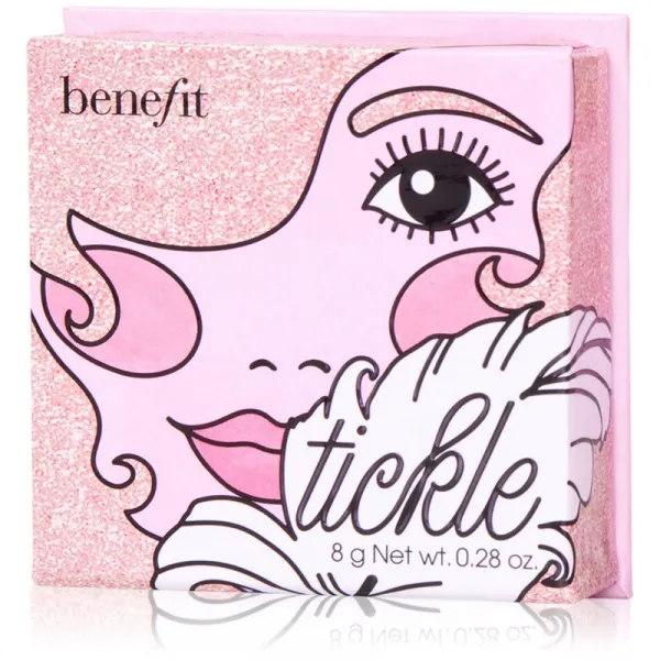 Benefit Tickle rozjasňovač odtieň Golden pink 8 g
