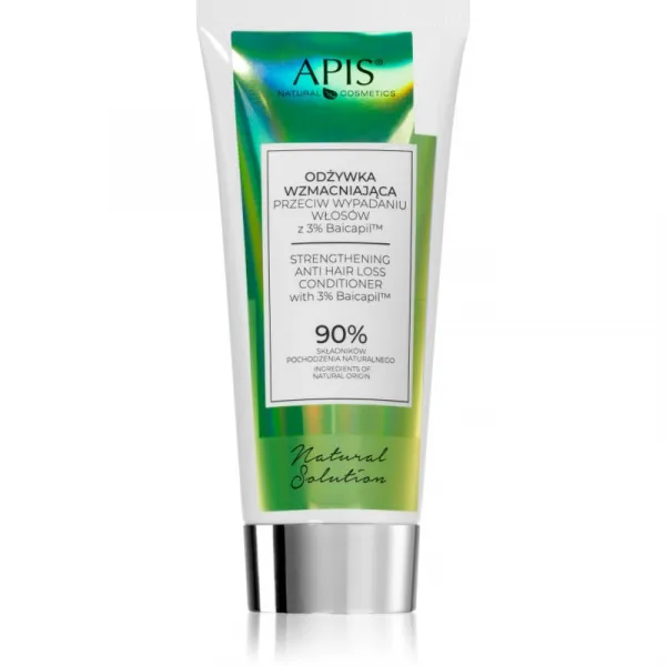 Apis Natural Cosmetics Natural Solution 3% Baicapil posilňujúci kondicionér proti vypadávaniu vlasov 200 ml