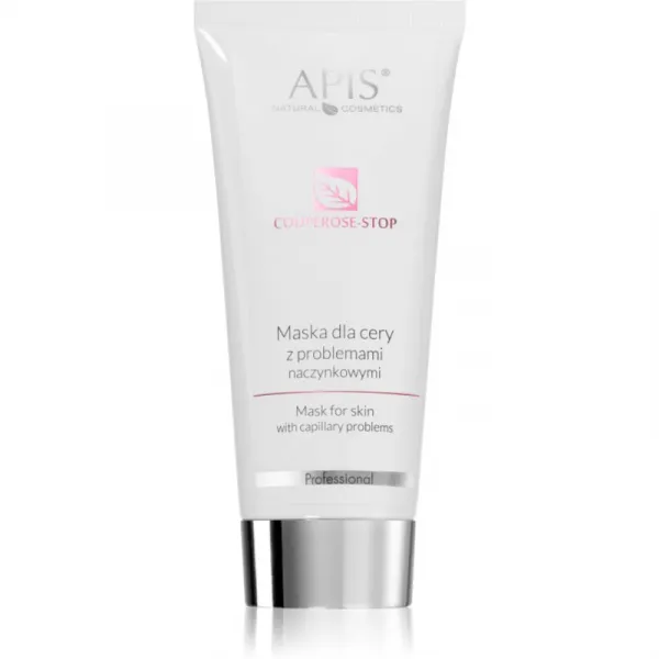 Apis Natural Cosmetics Couperose-Stop jemná krémová maska pre citlivú pleť so sklonom k začervenaniu 200 ml