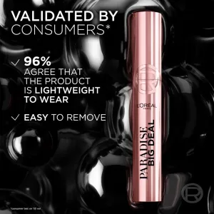 L’Oréal Paris Lash Paradise Big Deal objemová a predlžujúca riasenka odtieň Black 9.9 ml