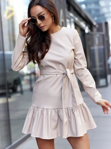 Dress beige By o la la cxp1045. R65
