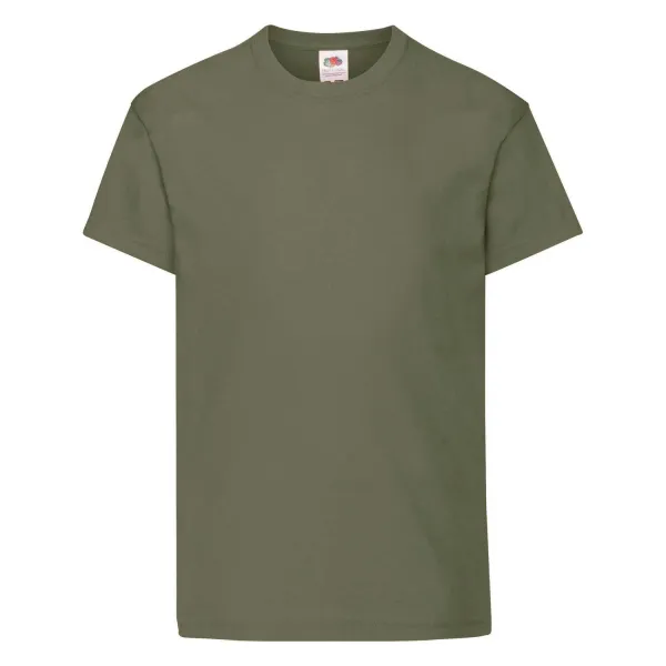 Khaki Children's T-shirt Original Fruit of the Loom