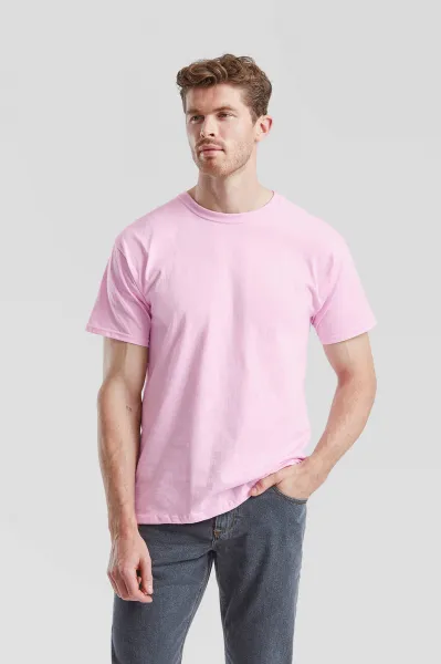 Men's Pink T-shirt Valueweight Fruit of the Loom