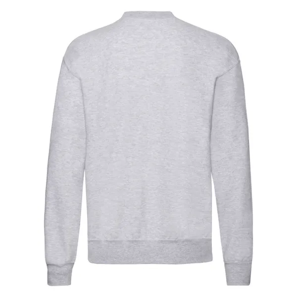 Light grey men's sweatshirt Set-in Sweat Fruit of the Loom