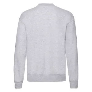 Light grey men's sweatshirt Set-in Sweat Fruit of the Loom