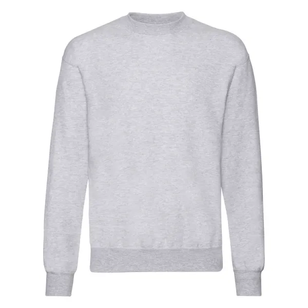 Light grey men's sweatshirt Set-in Sweat Fruit of the Loom