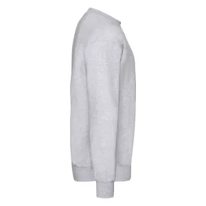 Light grey men's sweatshirt Set-in Sweat Fruit of the Loom