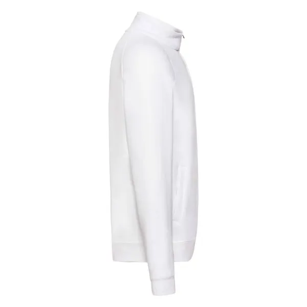 White Men's Sweat Jacket Fruit of the Loom