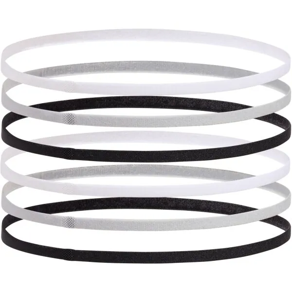Under Armour MINI ELASTIC 6PK Dámske čelenky, sivá, veľkosť