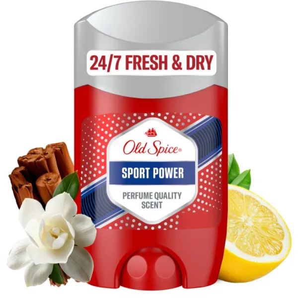 Old Spice Sport Power tuhý antiperspitant pre mužov 50 ml