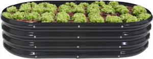 Garden Line Vyvýšený záhon CANK 240 cm antracitový