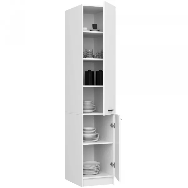 Ak furniture Kuchyňská skříňka OLIVIE 40x205 cm bílá mat