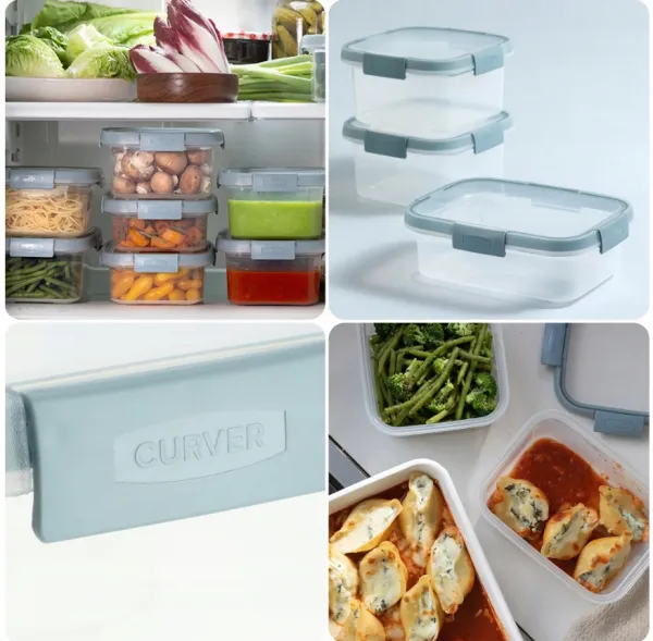 CURVER Dóza na potraviny SMART FRESH ECO 5L | transparentná / modrá
