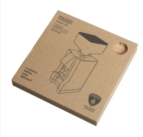 Eureka Mignon Oak Wood Hopper Lid