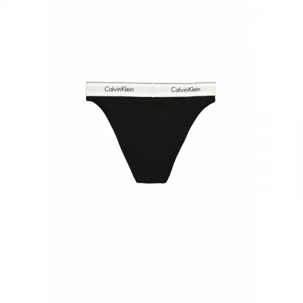 Dámske nohavičky CALVIN KLEIN HIGH LEG TANGA-Black