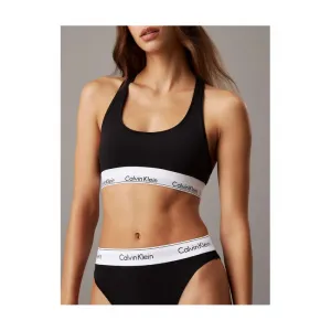 Dámske nohavičky CALVIN KLEIN HIGH LEG TANGA-Black