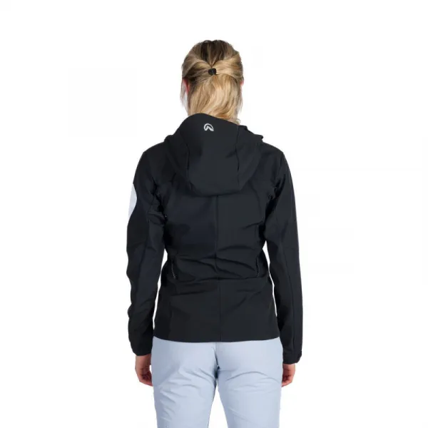 Dámska turistická softshellová bunda NORTHFINDER ANGIE-269black