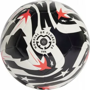 Futbalová lopta ADIDAS FCWC CLB WHITE BLACK LUCRED