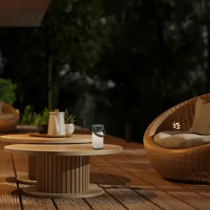 Rabalux 77144 vonkajšia stolná LED lampička Funes, funkčná, 3 W, zelená