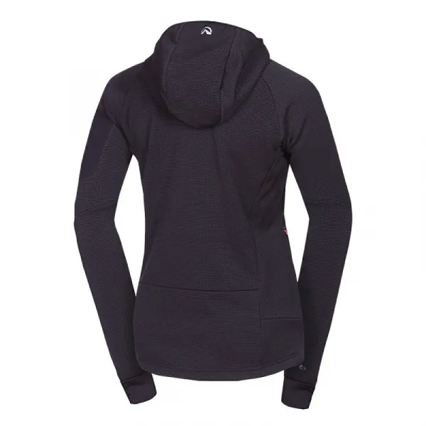 Dámska turistická mikina so zipsom NORTHFINDER MARCELLA-411greyblack