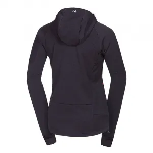 Dámska turistická mikina so zipsom NORTHFINDER MARCELLA-411greyblack