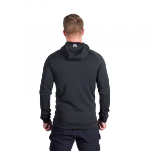 Pánska turistická mikina so zipsom NORTHFINDER EGON 411greyblack
