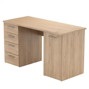 Písací stôl, dub artisan, EUSTACH