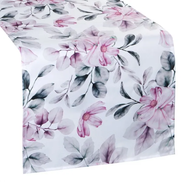 ArtFir Záhradný behúň GARDEN 30B | biela/ružová 40 x 140 cm