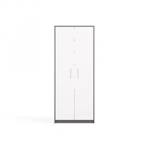 TP Living Kancelársky regál OLIV 2D antracit/biela